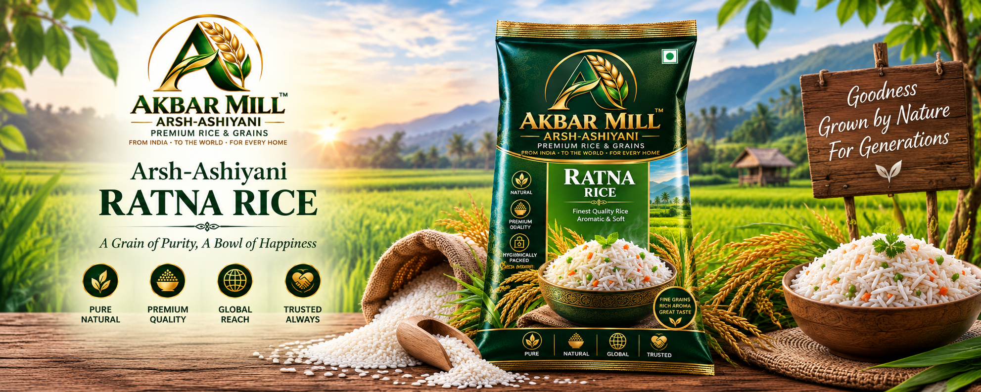 Akbar Mill Arsh-Ashiyani Miniket Rice