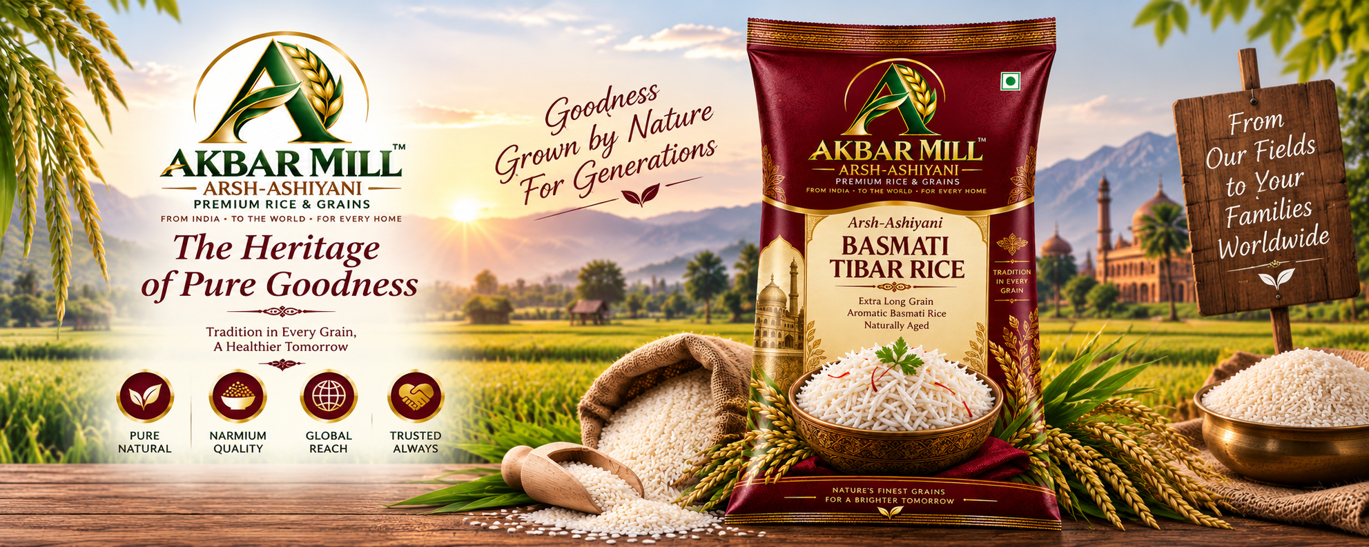 Akbar Mill Arsh-Ashiyani Basmati Regular Rice